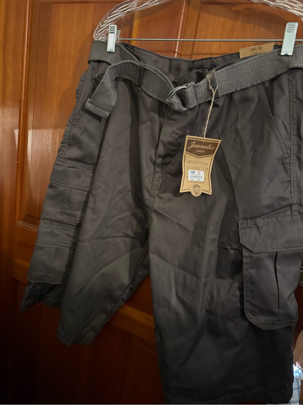 Jeanetix Cargo Shorts - Charcoal